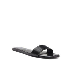 Jeffrey Campbell - Black Flat Slide Sandals — Excellent Condition - Size 8